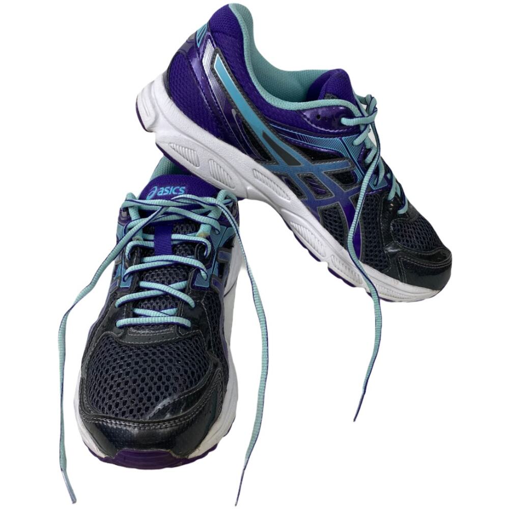 Women's ASICS Size 9.5. T475Q Gray Purple Sneakers